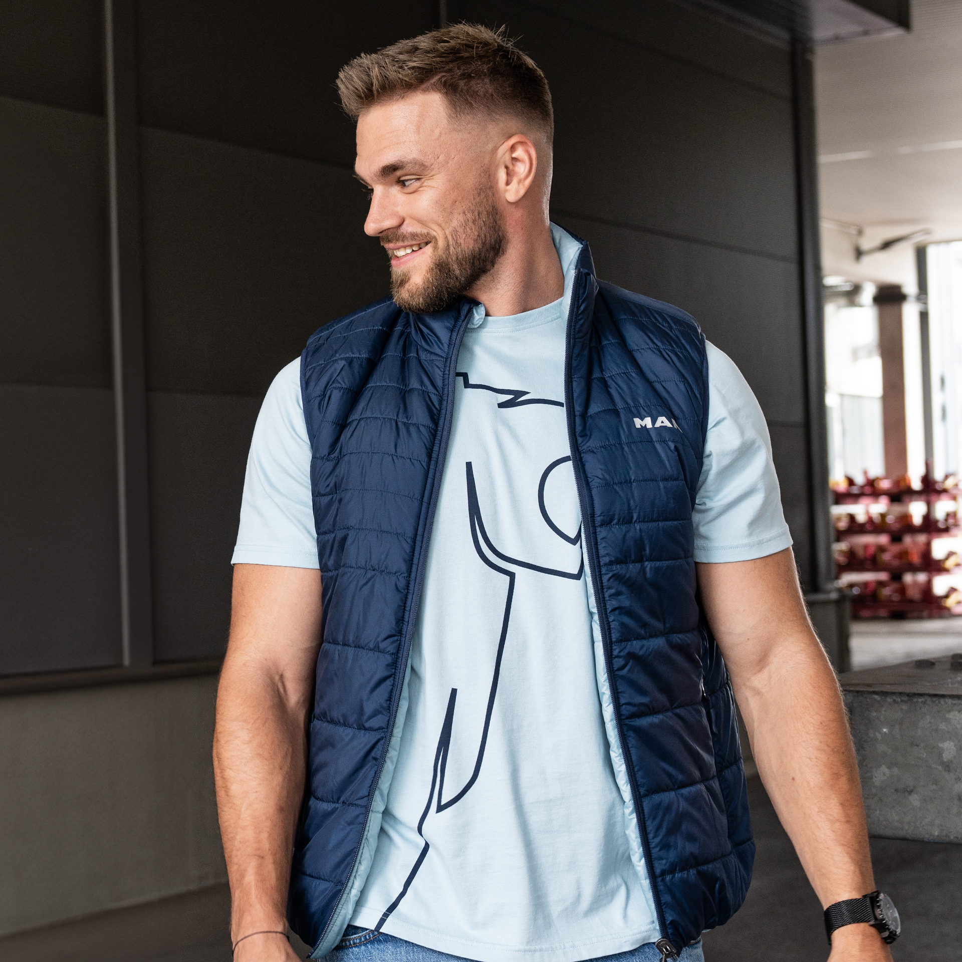 Gilet réversible Homme