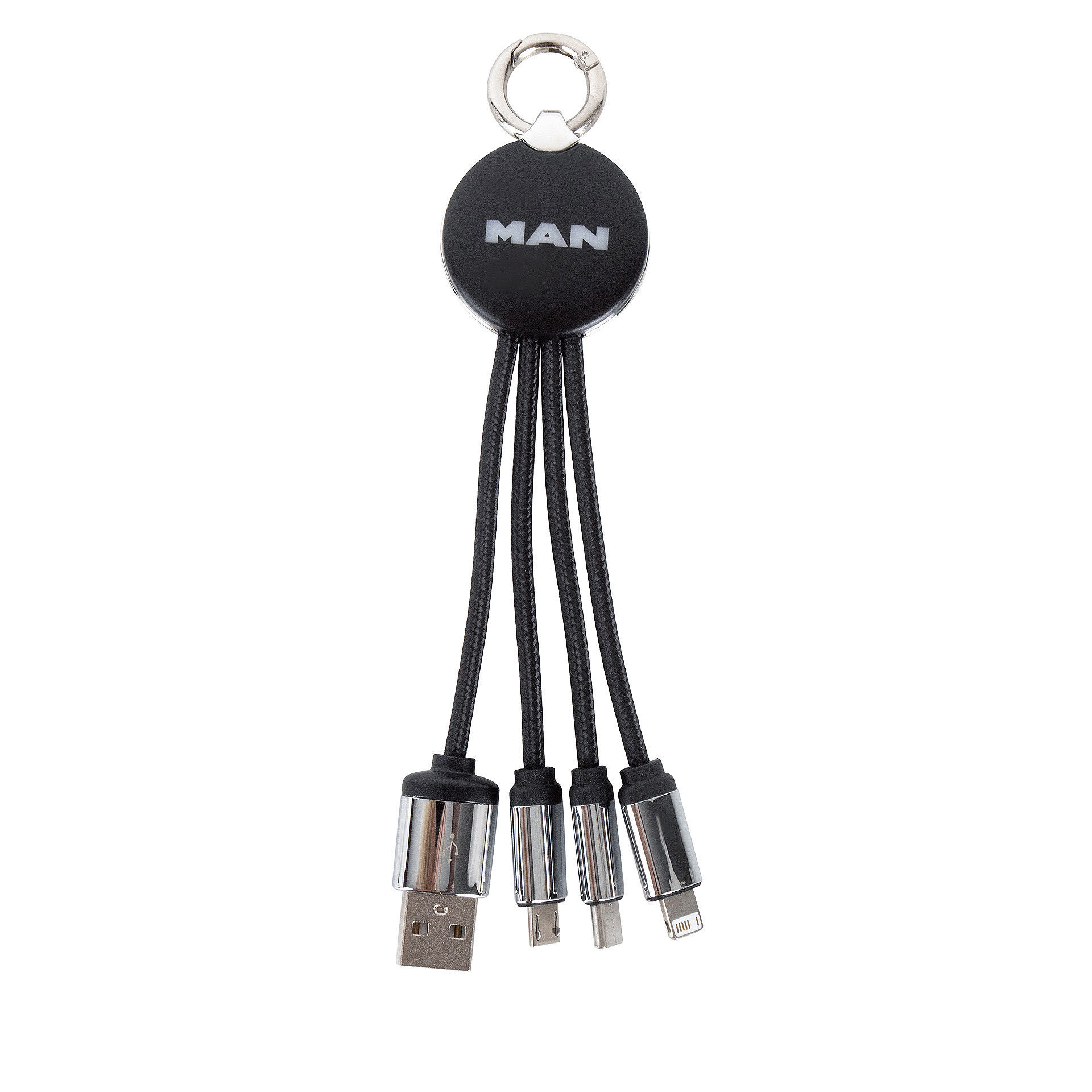 3in1 Ladekabel schwarz