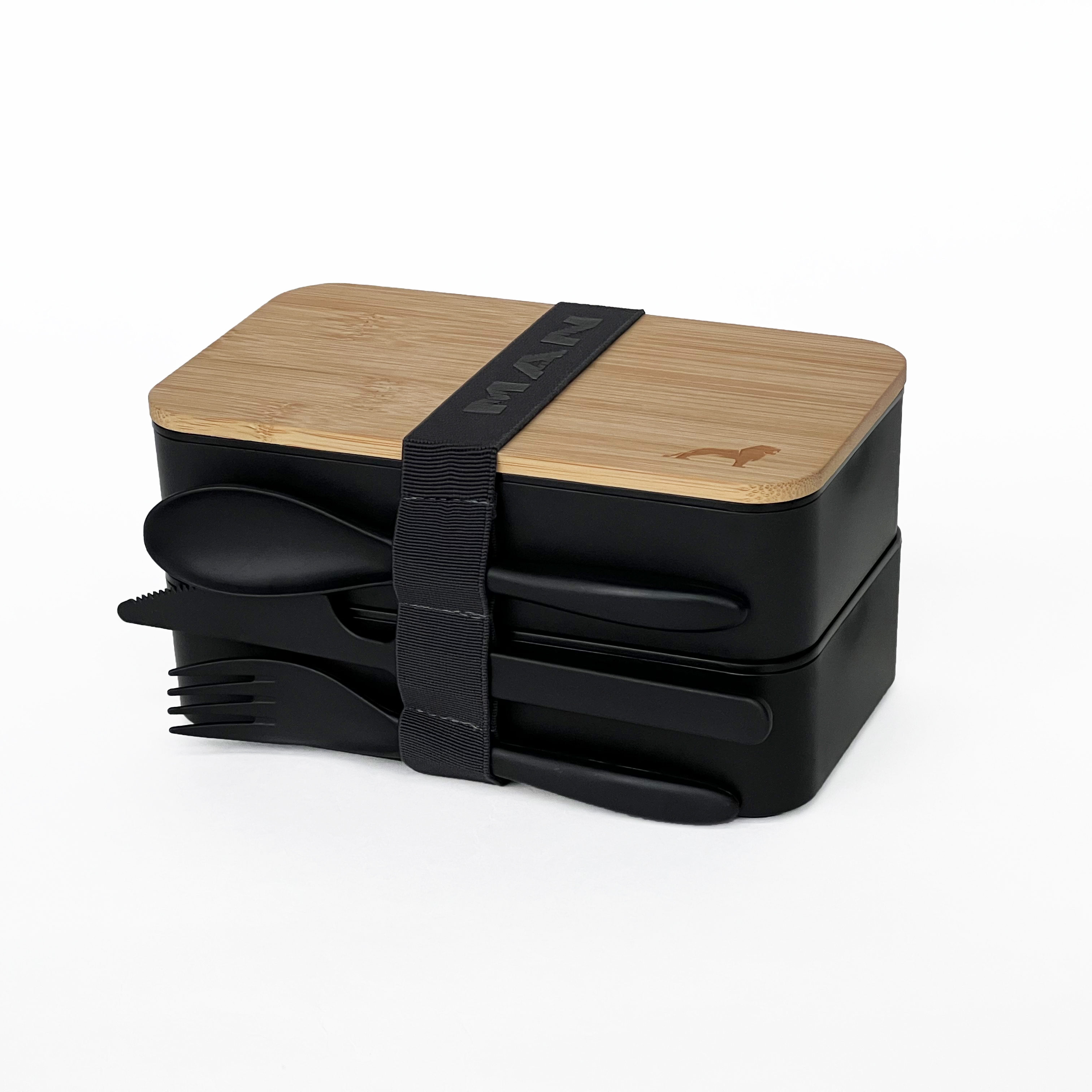 Lunchbox mit Besteck